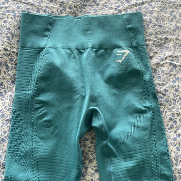 GymShark Leggings, full length, size XS, dusty blue color. - Picture 4 of 6